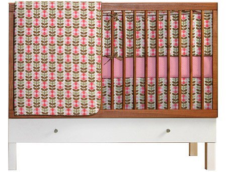 Skip Hop Vine Floral 5-Piece Crib Bedding Set