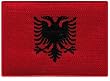 Albania Flag Embroidered Patch Albanian Iron-On National Emblem