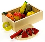 Creative Toys : Wooden Play Food Sliceable Cutting Fruit