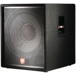 JBL  JRX118SP Self-Powered Single 18-inch 350 Watt Subwoofer, Dual Inputs, Built in crossover