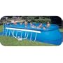 Intex 12' x 28' x 48" Ellipse Oval Frame Pool Complete Pool Set