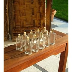 10 St�ck 50ml, Vicky lang Flaschen, leere Glasflaschen mit Korken, zum selbst Abf�llen, 0,05l Liter, Lik�rflaschen, Schnapsflaschen, Essigflaschen, �lflaschen, H�he 10 cm