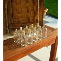10 St�ck 50ml, Vicky lang Flaschen, leere Glasflaschen mit Korken, zum selbst Abf�llen, 0,05l Liter, Lik�rflaschen, Schnapsflaschen, Essigflaschen, �lflaschen, H�he 10 cm