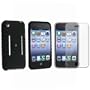 iPhone 1st Gen (NOT for iPhone 3G) Silicone Case w/ Screen Protector (Black)