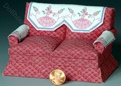 1:12 Miniature Southern Belle Chair Set Kit by Lindee's Little Linens