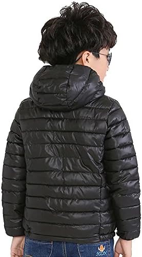Laoen Big Boy's Casual Cute Hooded Padded Outerwears Coats