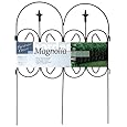 Origin Point 060323 Magnolia Classic Decorative Steel Landscape Border Fence Section