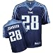Chris Johnson Jersey: Reebok Navy Replica #28 Tennessee Titans Jersey - X-Large