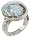 Jewelry : 18KW Aquamarine, Paraiba Tourmaline, Cognac & White Diamond Ring
