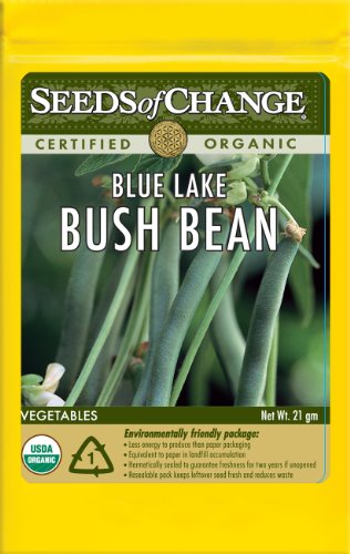 Seeds of Change S14121 Certified Organic Blue Lake Bush Bean
