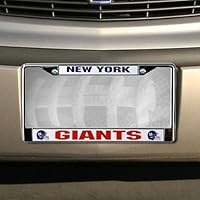 New York Giants Chrome License Plate Frame