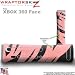 Zebra Stripes Pink Skin by WraptorSkinz TM fits XBOX 360 Factory Faceplates