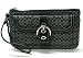 AUTHENTIC COACH SOHO MINI SIGNATURE LARGE WRISTLET 40585 (Black/Black)