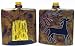 24 Oz. MARA Stoneware COLLECTIBLE Liquor Flask DECANTER Horse COUNTRY Design