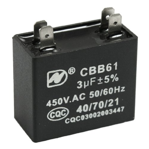 Amico CBB61 3uF 450V AC Air Conditioner Fan 4 Terminals Motor Start Capacitor On Sale