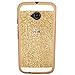 Moto E 2nd Gen, Moto E2 Case, SILVERBACK(TM) [Glitz] Premium Glamour Glitter Bling Hard Case for Motorola Moto E2 -Gold