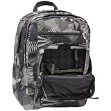 JanSport Big Student Classics Series Daypack (Black/ Green Machine Totally Rad)