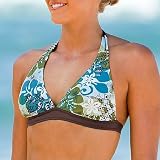 Mix Match Hibiscus Banded Halter Top