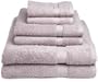 Pike Street 100-Percent Egyptian Cotton 725-Gram 6-Piece Towel Set, Heather