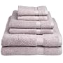 Pike Street 725-Gram 100-Percent Egyptian Cotton 6-Piece Towel Set, Heather