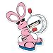 Energizer bunny battery car bumper sign sticker 4 x 5