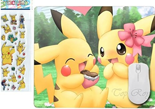 Pokey Man Mouse Pad Pikachu and Girlfriend Mousepad, MP74