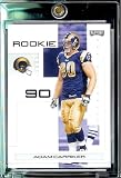 2007 Playoff NFL Playoffs Football # 139 Adam Carriker - St. Louis Rams (RC) Rookie Card - Premium Trading Card in Protective Display Case