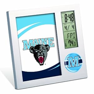 NCAA Maine Black Bears Digital Desk Clock