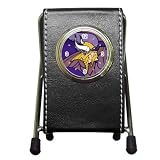 Minnesota-Vikings Pen Holder Desk Clock