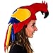 Tigerdoe Parrot Hat - Jimmy Buffet Hat - Parrot Head Hat - Parrot Costume - Hawaiian Costume Hat - Crazy Hat Day