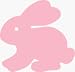 CALENDAR CUT-OUTS RABBIT