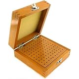 100 Hole Wood Bur Storage Box Mandrel Drill Bench Tool