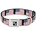 Buckle Down Seatbelt Buckle Dog Collar - United States Flags - 1