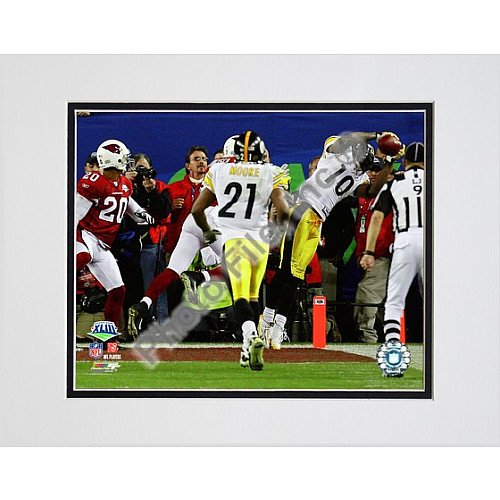 Photo File Pittsburgh Steelers Santionio Holmes Super Bowl XLIII Winning TD Catch Photo