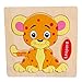 LandFox Toy,Kids Education And Learning Puzzles Toys Wooden Leopard Jigsaw Toys