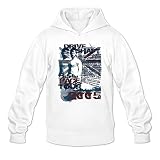 Xxfz Men's Long Live Charlie Pace Music Geek Band White Medium Hooded Sweatshirt
