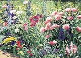 Midsummer Day s Garden II by Heidi Coutu. PLAQUE MOUNTED. 32.00 inches width by 24.00 inches height. Highest Quality Art Poster Print