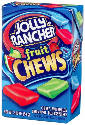 Jolly Rancher Fruit Chews, 2.06-Ounce Boxes (Pack of 24) by Jolly Rancher