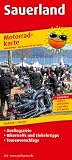 Motorradkarte Sauerland: Mit Tourenvorschl&auml;gen, Ausflugszielen, Einkehr- und Freizeittipps, wetterfest, rei&szlig;fest, abwischbar, GPS-genau - 1:150000: mit .. - reissfest, abwischbar, GPS-genau - 1:200000 - Publicpress