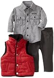 Kenneth Cole Baby-boys Infant Vest with Shirt and Jean