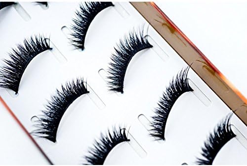 5 Pairs Dense Dramatic and Cat-Eye Style False Eyelashes Double Flex Series 70
