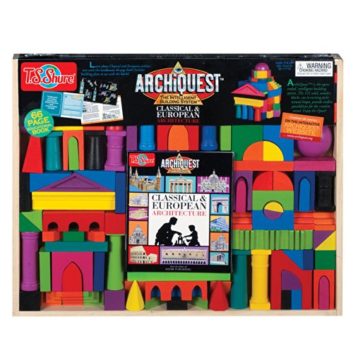 T.S. Shure ArchiQuest Classical & European Architecture Wooden Building Blocks
