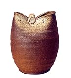 ★ギフト包装承ります★ 窯変結び花入 5号 【信楽焼 花瓶】 / お楽しみグッズ(キッチン用品)付きセット