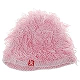 Infant Baby Girls PINK SHAGGY Winter Hat ZOONI Girls 0-6M