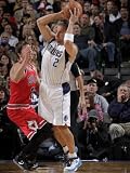 Chicago Bulls v Dallas Mavericks: Jason Kidd and Kyle Korver Photographic Poster Print by Glenn James, 9x12