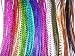 8-12 Multi Color W/natural Colors Feathers Hair Extension -7 Feathers