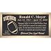 Football Vikings - Cast Bronze Memorial Grave Marker - 4 Sizes