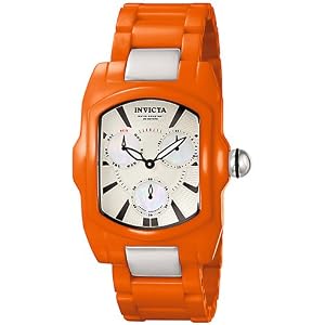 Invicta Men's Lupah Collection Orange Corian Watch #6616