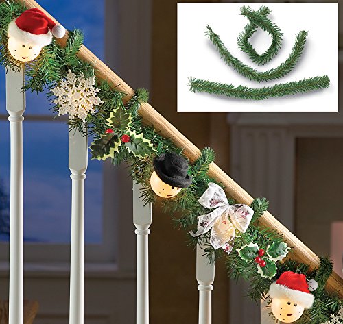 60Ct. Evergreen Twist Tie Garland Hangers