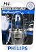 Produkt-Bild: Philips 12342BVUBW Blue Vision Moto H4 Motorrad-Scheinwerferlampe, 1er Blister